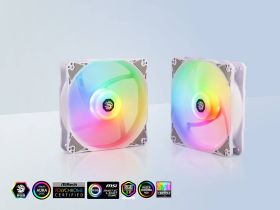 Bitspower Notos 120 Fan Digital RGB White (1 piece)