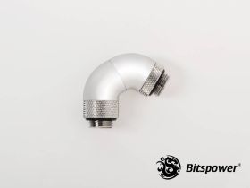 Bitspower Triple Rotary 120-Degree G1/4" Extender (60X2) - Silver Shining