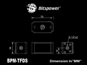 Bitspower Thermaflow Digital Sensor (Flow and Temperature Display)