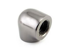 XSPC G1/4 Female Elbow Fitting - Black Chrome