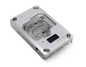 BarrowCH Multi Mode OLED CPU Waterblock, LRC 2.0 RGB, AMD AM3 / AM4 - Silver