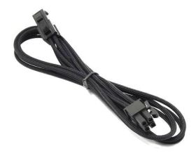 BitFenix 4-Pin ATX12V Extension Cable 45cm - sleeved Black/Black