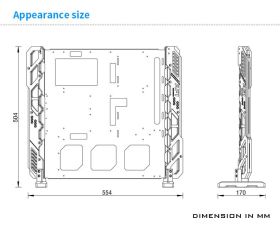 BarrowCH Limited Edition Open Aluminium AF1 Watercooling Case