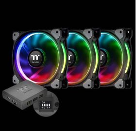 Thermaltake Riing Plus 14 RGB LED fan, 16.7 million colors - set of 3