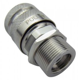 Koolance QD3 Female Quick Disconnect No-Spill Coupling, Panel Female Threaded G1/4BSPP - QD3-FSFG4-P