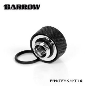 Barrow G1/4 - 14mm OD Twin Seal Hard Tube Compression Fitting - Black