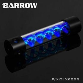 Barrow T-Virus Acrylic Blue Helix Reservoir 255mm - Black