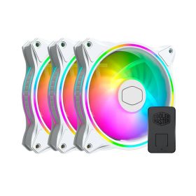 Cooler Master MasterFan MF120 Halo White Edition 3in1 - 120mm