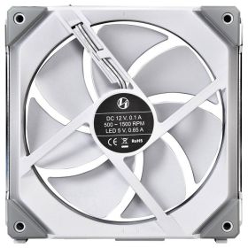 Lian-Li UNI SL140 ARGB White 140mm Fan - Double Pack