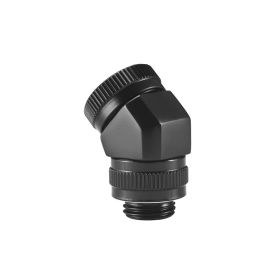 Phanteks Glacier Series Hard Tube 45 Degree Fitting 12mm - Black