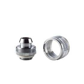 Phanteks Glacier Series Soft Tube Fitting 16/10mm - Chrome