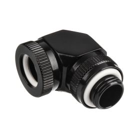 Phanteks Glacier Series Hard Tube 90 Degree Rotary Fitting 12mm - Black