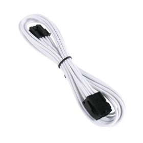 BitFenix 4-Pin ATX12V Extension Cable 45cm - sleeved White/Black