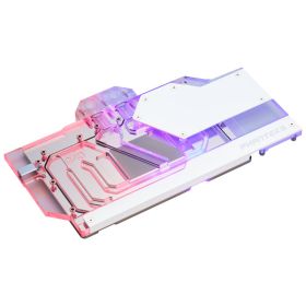 Phanteks Glacier G40 RTX 4080/90 Waterblock with Backplate for MSI, D-RGB - White