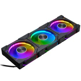 Phanteks D30 PWM Regular Airflow D-RGB Fan - 120mm - 3-PACK - Black