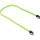 Sharkoon Sata III Kabel Sleeved - Green